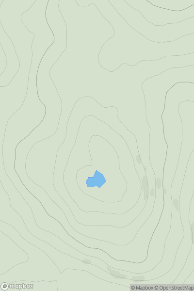 Thumbnail image for Beinn an Lochain [Mull and Nearby Islands] showing contour plot for surrounding peak
